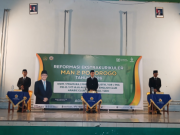 Sukses Gelar Pemilihan Ketua OSIM, KPU Ponorogo Apresiasi Kultur Demokrasi MAN 2 Ponorogo