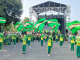 Keren, Aksi Drumband Jagad Harmoni Meriahkan Jalan Sehat Harlah Ke-87 SD Ma’arif Ponorogo