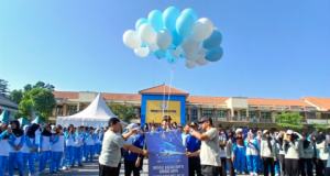 Jalan Sehat HUT Ke-37 SMAN 3 Ponorogo Usung Semangat “Saiyeg Saeka Kapti”