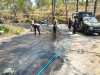 Tumpahan Solar di Singgahan Ponorogo, Jalan Licin Nyaris Bikin Celaka