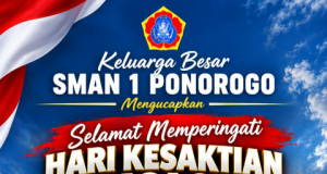Keluarga Besar SMAN 1 Ponorogo Mengucapkan Selamat Peringatan Hari Kesaktian Pancasila