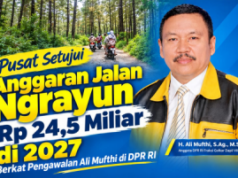 Pusat Akhirnya Setujui Anggaran Jalan Ngrayun Ponorogo Rp 24,5 Miliar di 2027: Berkat Pengawalan Ali Mufthi di DPR RI