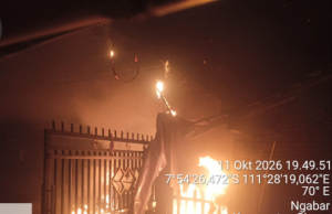 Kandang di Ngabar Ponorogo Terbakar, 20 Kambing Mbah Sumijem Selamat