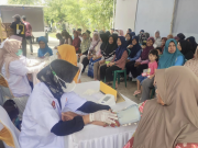 Peringati HUT Presiden Prabowo, DPC Gerindra Madiun Gelar Pemeriksaan Kesehatan Gratis di Desa Nglanduk