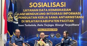 Perkuat Integrasi Informasi, Kantor Imigrasi Ponorogo Sosialisasikan Layanan Data Keimigrasian di Kabupaten Pacitan