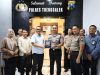 Momentum Sumpah Pemuda, PLN UP3 Ponorogo Pererat Koordinasi dengan Polres Trenggalek terkait Permasalahan Kelistrikan