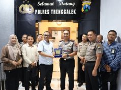 Momentum Sumpah Pemuda, PLN UP3 Ponorogo Pererat Koordinasi dengan Polres Trenggalek terkait Permasalahan Kelistrikan