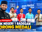 SMK Negeri 1 Badegan Ponorogo Borong Medali di Network and Administration Skill Competition 2026